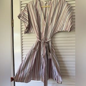 BP shirt dress with pockets & button detail